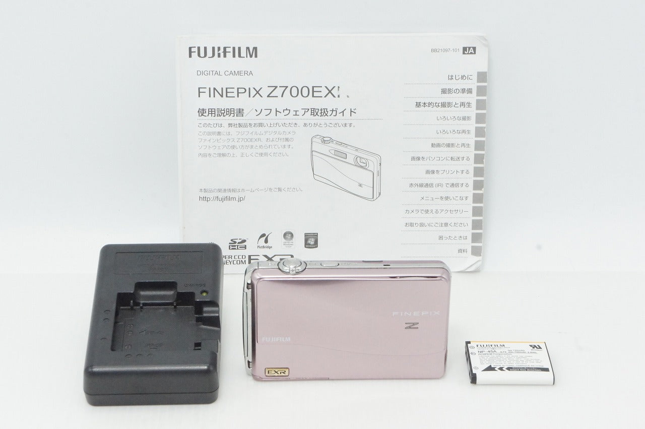 Excellent Condition FUJIFILM FinePix Z700EXR Compact Digital Camera Pink 260513g