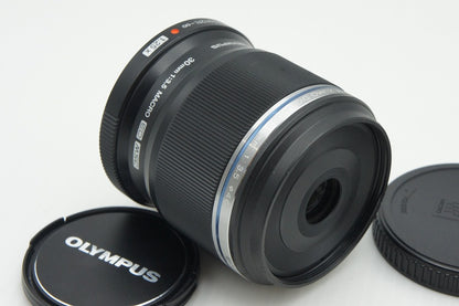 良品 OLYMPUS オリンパス OM SYSTEM M.ZUIKO DIGITAL ED 30mm F3.5 Macro マイクロフォーサーズ 単焦点レンズ 260122h