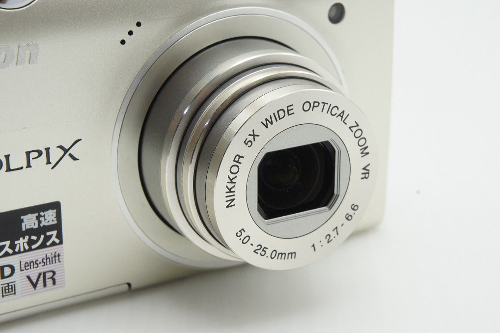 Nikon COOLPIX S5100 Compact Digital Camera Warm Silver 260316f