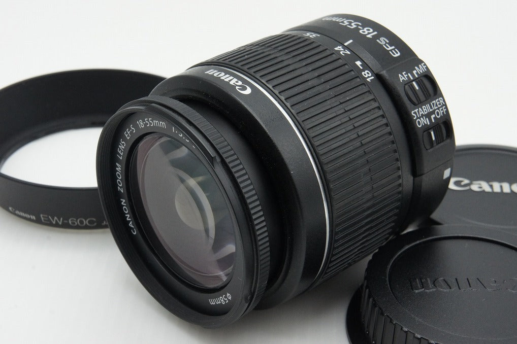 Canon キヤノン EF-S 18-55mm F3.5-5.6 IS II APS-C ズームレンズ フード付 260129d