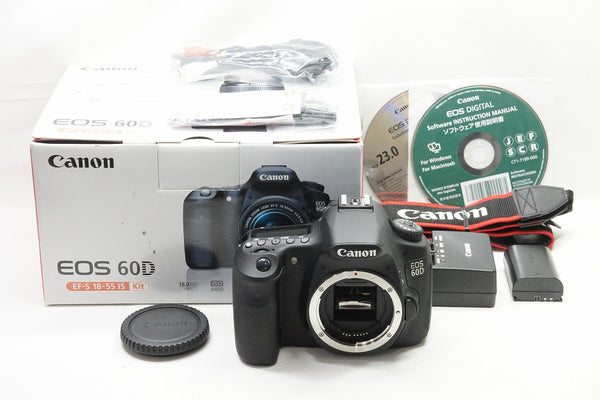 美品 Canon キヤノン EOS 60D ボディ デジタル一眼レフカメラ 元箱付 240206f