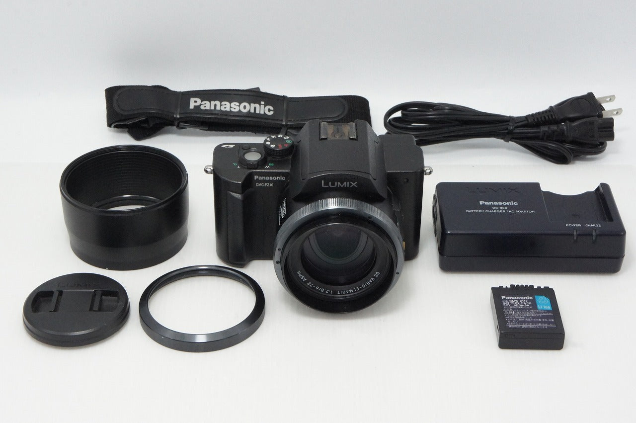 Panasonic パナソニック LUMIX DMC-FZ10 デジタルカメラ ブラック 260513s