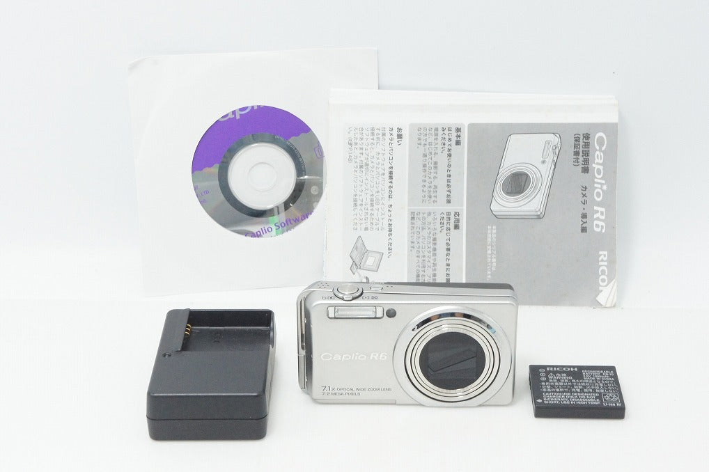 RICOH リコー Caplio R6 コンパクトデジタルカメラ シルバー 260817g