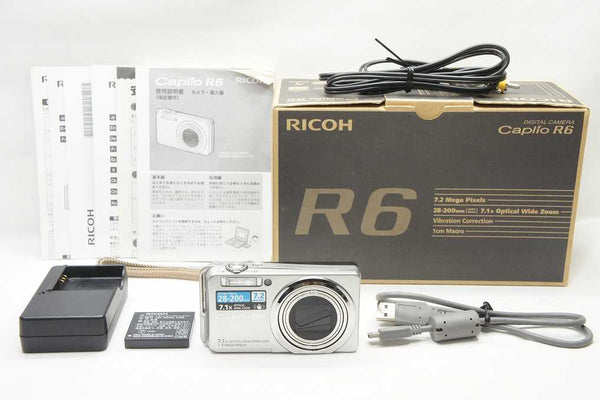 美品 RICOH リコー Caplio R6 コンパクトデジタルカメラ 元箱付 240825j