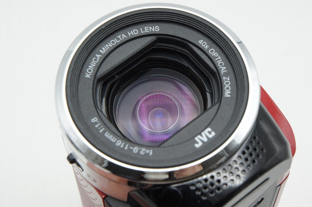 美品 JVC ケンウッド Everio GZ-E109 デジタルビデオカメラ レッド 260316c