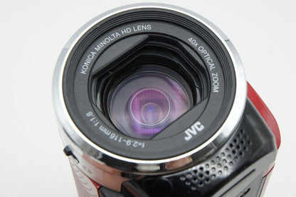美品 JVC ケンウッド Everio GZ-E109 デジタルビデオカメラ レッド 260316c