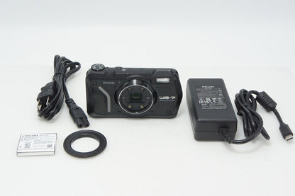 良品 RICOH リコー WG-7 コンパクトデジタルカメラ ブラック 260508g