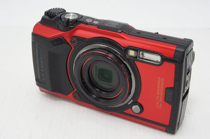 良品 OLYMPUS オリンパス TOUGH TG-6 コンパクトデジタルカメラ レッド 元箱付 260508c