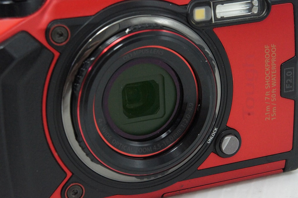 良品 OLYMPUS オリンパス TOUGH TG-6 コンパクトデジタルカメラ レッド 元箱付 260508c