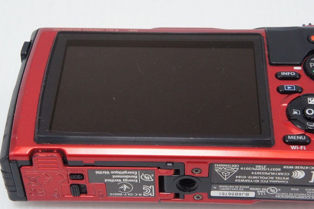 良品 OLYMPUS オリンパス TOUGH TG-6 コンパクトデジタルカメラ レッド