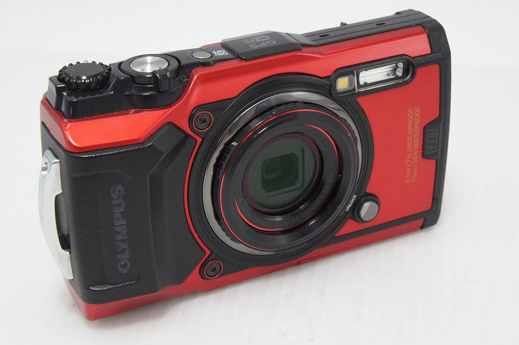 良品 OLYMPUS オリンパス TOUGH TG-6 コンパクトデジタルカメラ レッド 元箱付 260508c