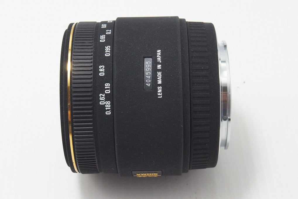 良品 SIGMA シグマ 50mm F2.8 EX DG MACRO SONY ソニー MINOLTA ミノルタ αマウント 単焦点レンズ 260812j