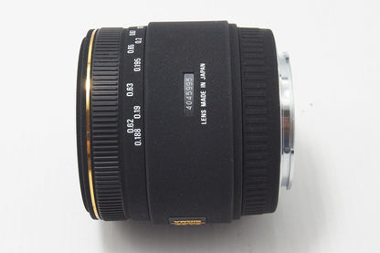 良品 SIGMA シグマ 50mm F2.8 EX DG MACRO SONY ソニー MINOLTA ミノルタ αマウント 単焦点レンズ 260812j