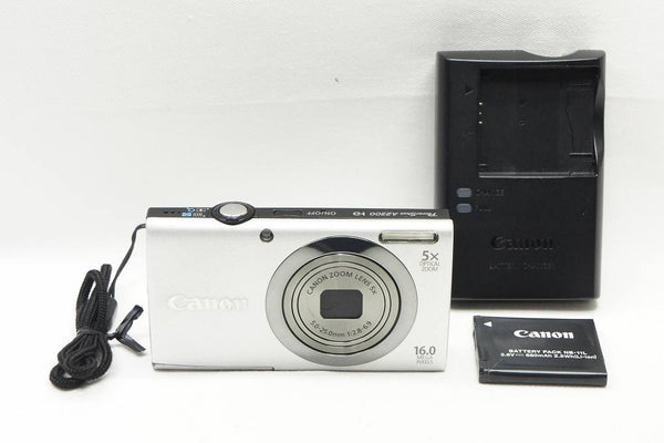Canon キヤノン PowerShot A2300 コンパクトデジタルカメラ シルバー 250803a