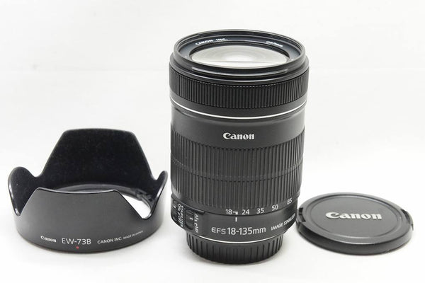 良品 Canon キヤノン EF-S 18-135mm F3.5-5.6 IS APS-C ズームレンズ フード付 250223p