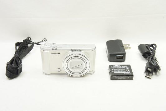 CASIO カシオ HIGH SPEED EXILIM EX-ZR3200 コンパクトデジタルカメラ ホワイト 250521g