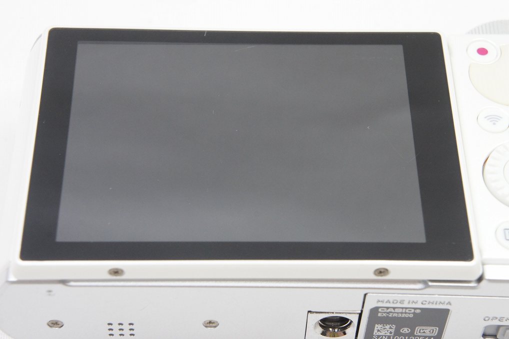 CASIO カシオ HIGH SPEED EXILIM EX-ZR3200 コンパクトデジタルカメラ ホワイト 250521g