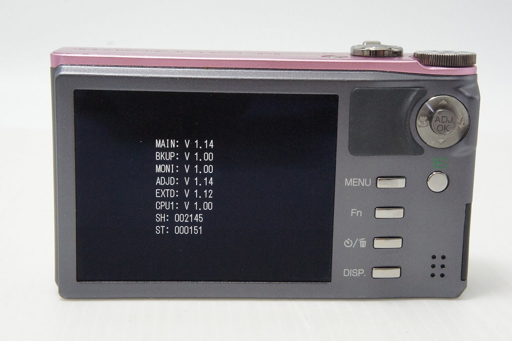 良品 RICOH リコー CX2 コンパクトデジタルカメラ  ツートン (グレー ピンク) ケース付 260820f