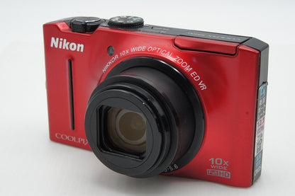 Nikon ニコン COOLPIX S8100 コンパクトデジタルカメラ レッド 元箱付 260313q