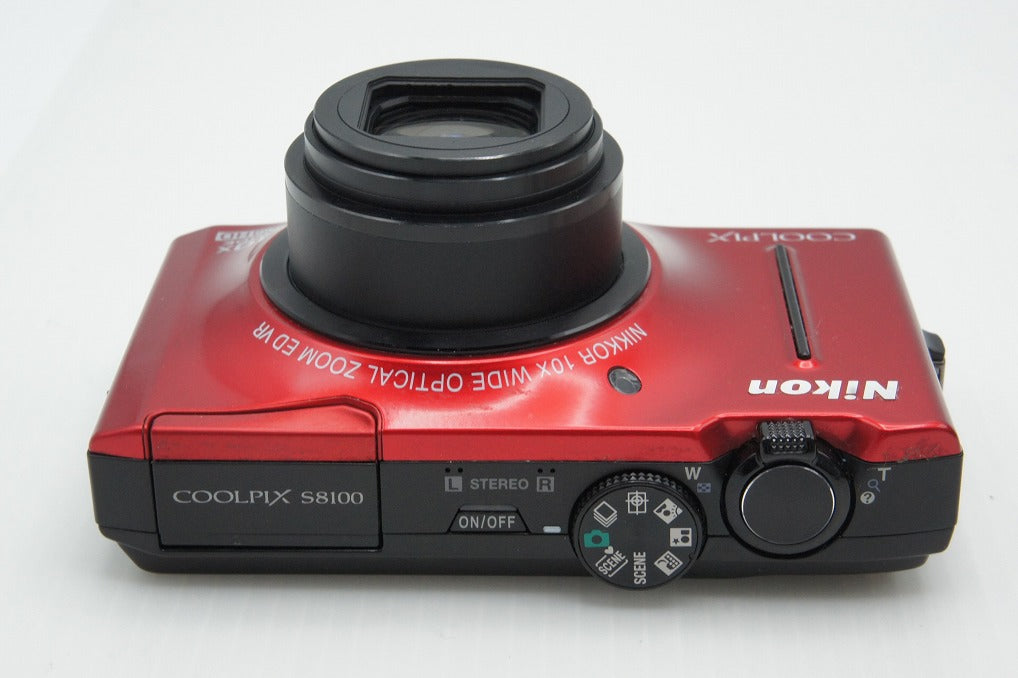 Nikon ニコン COOLPIX S8100 コンパクトデジタルカメラ レッド 元箱付 260313q