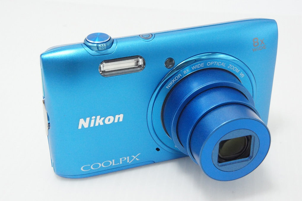良品 Nikon ニコン COOLPIX S3600 コンパクトデジタルカメラ コバルトブルー 元箱付 260818e