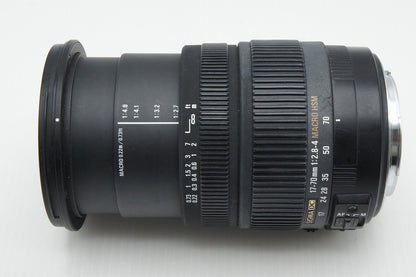 SIGMA シグマ 17-70mm F2.8-4 DC MACRO OS HSM Canon キヤノン EFマウント APS-C ズームレンズ 260317m