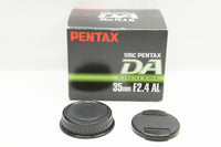 美品 PENTAX ペンタックス smc PENTAX DA 35mm F2.4 AL 単焦点レンズ ホワイト 元箱付 231005d