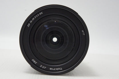 良品 Tokina トキナー AT-X PRO DX 16-50mm F2.8 IF ASPHERICAL Canon キヤノン EFマウント APS-C ズームレンズ フード付 260820l