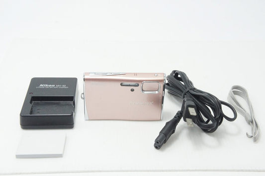 Nikon COOLPIX S52 Compact Digital Camera Coral Pink 260820c