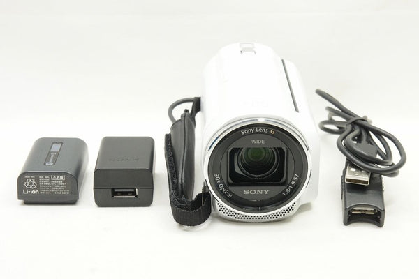 美品 SONY ソニー Handycam HDR-PJ670 デジタルHDビデオカメラ ホワイト 241104o – アルプスカメラ