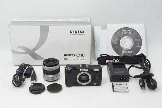 Excellent Condition PENTAX Q10 Zoom Lens Kit [Standard Zoom 02 STANDARD ZOOM] Mirrorless Camera Black 260818af