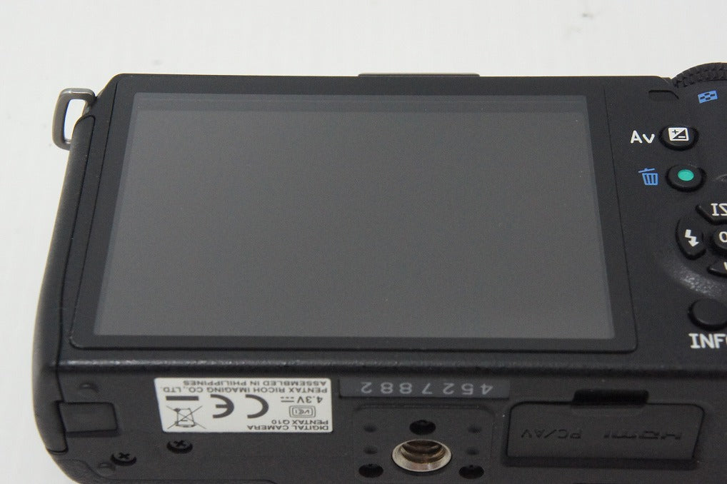 美品 PENTAX ペンタックス Q10 ズームレンズキット [標準ズーム 02 STANDARD ZOOM]  ミラーレス一眼カメラ ブラック 260818af