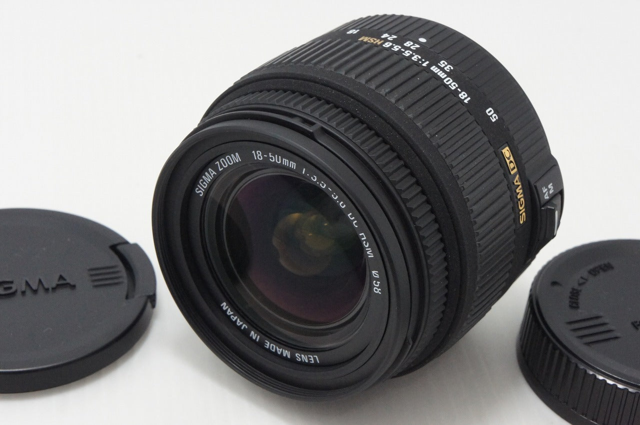 美品 SIGMA シグマ 18-50mm F3.5-5.6 DC HSM Nikon ニコン Fマウント APS-C ズームレンズ 260818aj