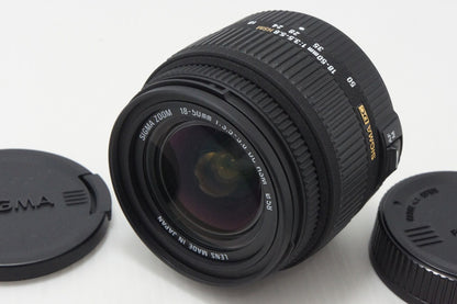 美品 SIGMA シグマ 18-50mm F3.5-5.6 DC HSM Nikon ニコン Fマウント APS-C ズームレンズ 260818aj