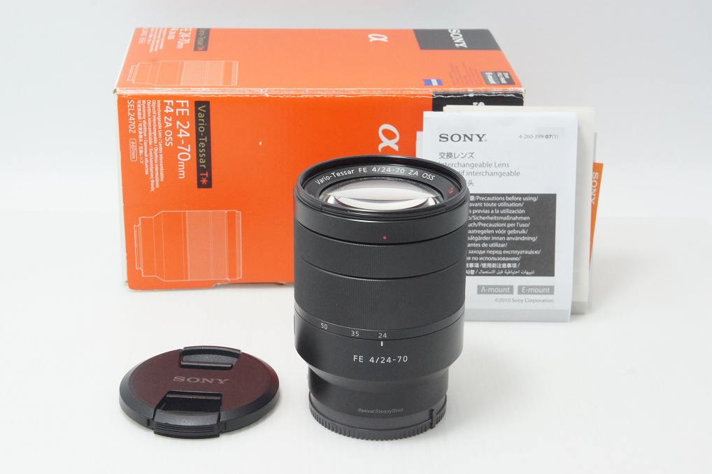 SONY ソニー Vario-Tessar T* FE 24-70mm F4 ZA OSS SEL2470Z Eマウント フルサイズ ズームレンズ 元箱付 260820s