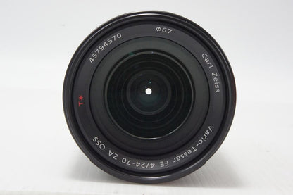 SONY ソニー Vario-Tessar T* FE 24-70mm F4 ZA OSS SEL2470Z Eマウント フルサイズ ズームレンズ 元箱付 260820s