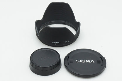 良品 SIGMA シグマ 18-50mm F2.8 EX D DC Nikon ニコン Fマウント APS-C ズームレンズ フード付 260317p
