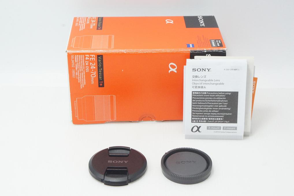 SONY ソニー Vario-Tessar T* FE 24-70mm F4 ZA OSS SEL2470Z Eマウント フルサイズ ズームレンズ 元箱付 260820s
