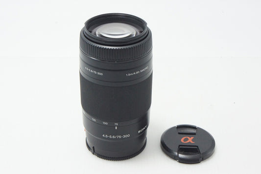 良品 SONY ソニー AF 75-300mm F4.5-5.6 SAL75300 MINOLTA ミノルタ αマウント フルサイズ ズームレンズ 260818am