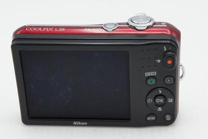 Nikon ニコン COOLPIX L28 コンパクトデジタルカメラ レッド 260317r