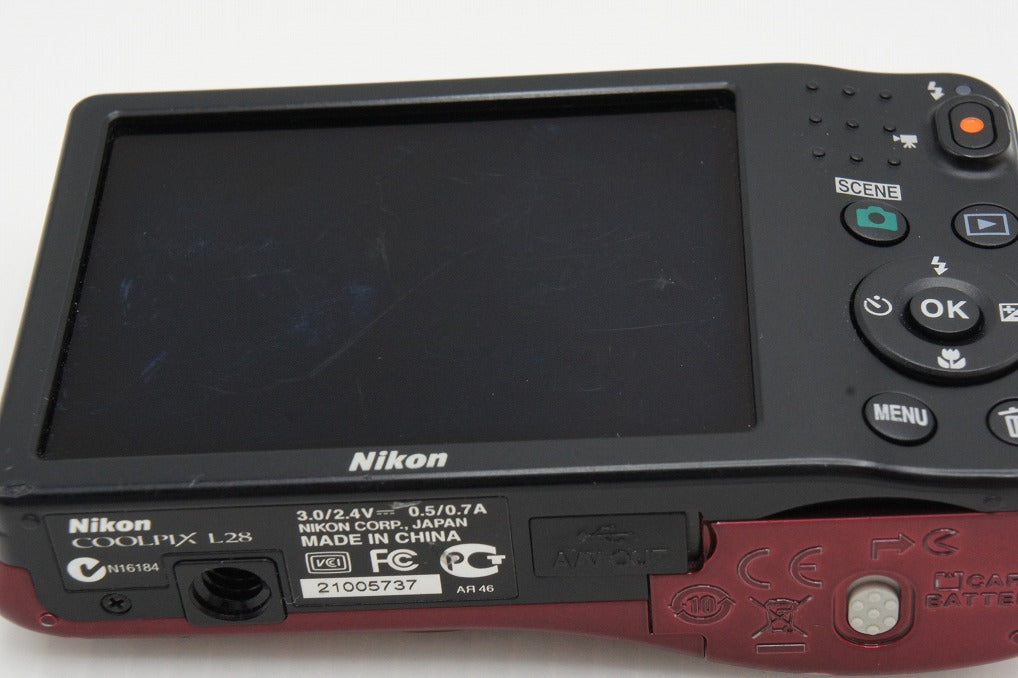 Nikon ニコン COOLPIX L28 コンパクトデジタルカメラ レッド 260317r