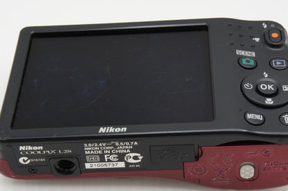 Nikon ニコン COOLPIX L28 コンパクトデジタルカメラ レッド 260317r