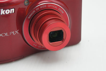 Nikon ニコン COOLPIX L28 コンパクトデジタルカメラ レッド 260317r