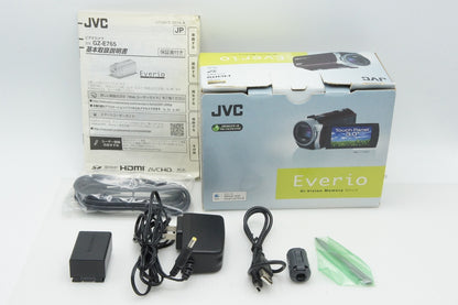 美品 JVC ケンウッド Everio GZ-E765 デジタルビデオカメラ ホワイト 元箱付 260317x
