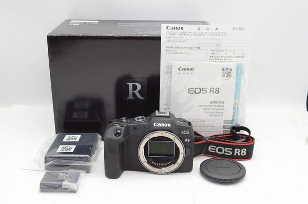 新品級 Canon キヤノン EOS R8 ボディ ミラーレス一眼カメラ 元箱付 250208d