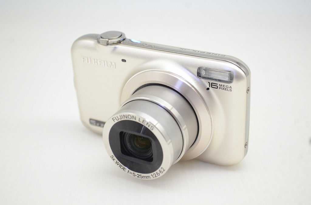 良品 FUJIFILM フジフィルム FinePix JX400 コンパクトデジタルカメラ シャンパンゴールド 元箱付 251110t