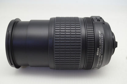 美品 Nikon ニコン AF-S DX NIKKOR 18-105mm F3.5-5.6G ED VR APS-C ズームレンズ フード付 251110k