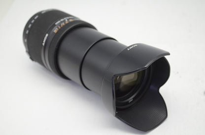 SONY DT 18-250mm F3.5-6.3 SAL18250 MINOLTA αマウント APS-C ズームレンズ フード付 250903j