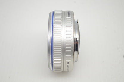 良品 OLYMPUS オリンパス M.ZUIKO DIGITAL 17mm F2.8 パンケーキレンズ マイクロフォーサーズ シルバー 251105m