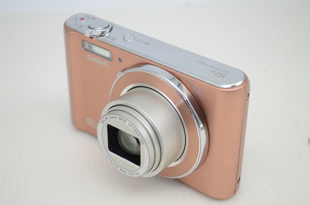 美品 CASIO カシオ EXILIM EX-ZS180 コンパクトデジタルカメラ ピンクゴールド 251106i